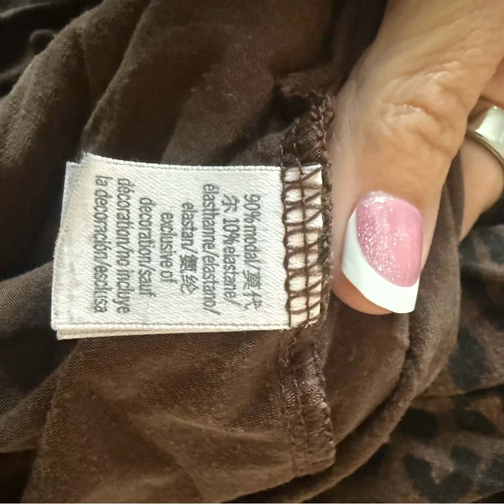 Victoria's Secret Leopard Print Pajama Set XL - Picture 4 of 5